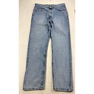 Levis‎ VTG 505 Jeans Men 36x32 Blue Reg Fit Denim Straight Leg 99' USA